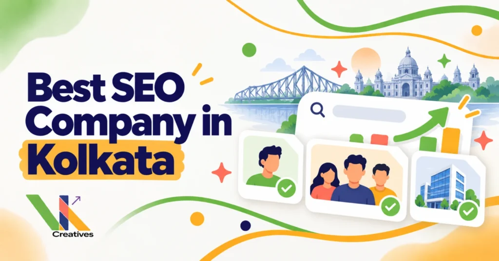 SEO agency vs freelancer vs in-house team in Kolkata, VK Creatives blog graphic