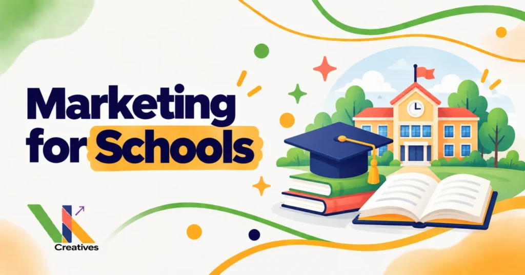 Digital marketing for schools and coaching institutes in Kolkata, VK Creatives blog graphic